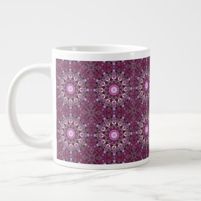 De Café Grande Caneca Lilás Persa - Jumbo (Esquerda)
