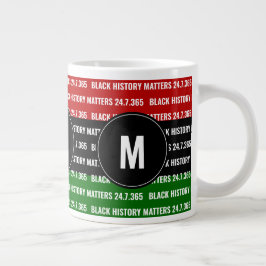 De Café Grande Caneca Monograma HISTÓRIA NEGRA IMPORTA