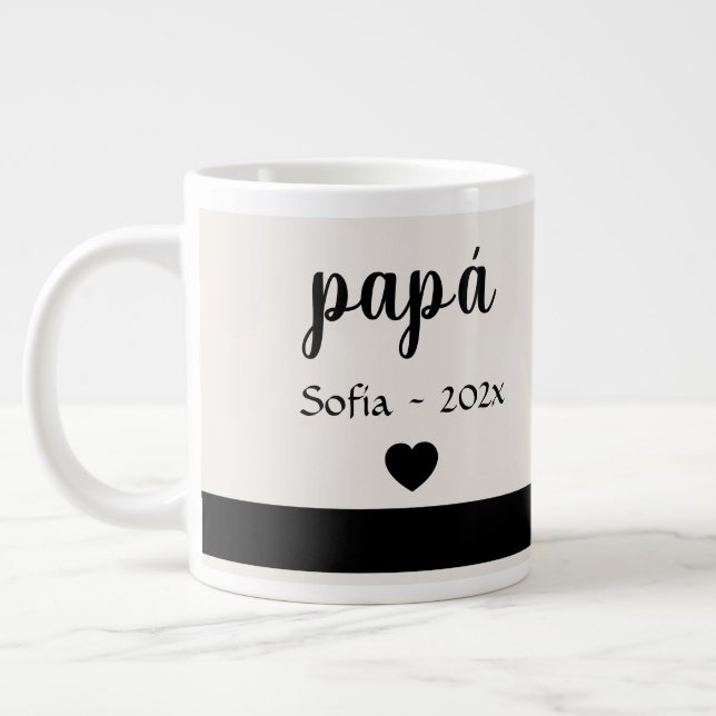 De Café Grande Caneca para Dia dos Pais (Esquerda)