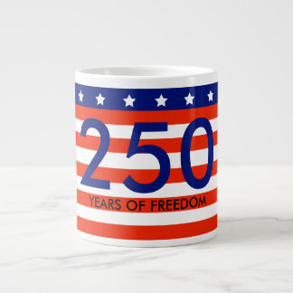 De Café Grande Caneca para o 250º aniversário dos Estados Unidos