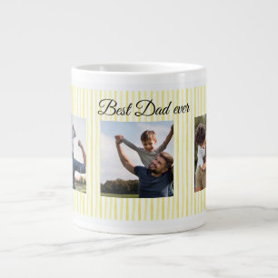 De Café Grande Caneca Personalizada com Foto do Melhor Pai do Mun
