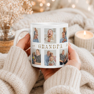 De Café Grande Caneca Personalizada para Avô Fotos Personalizad