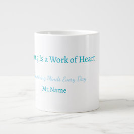 De Café Grande Caneca Personalizada para Professores