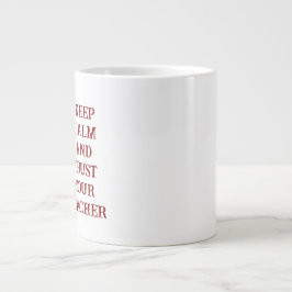 De Café Grande Caneca Personalizada para Professores