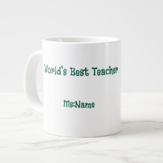 De Café Grande Caneca Personalizada para Professores 