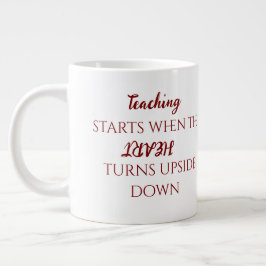 De Café Grande Caneca Personalizada para Professores