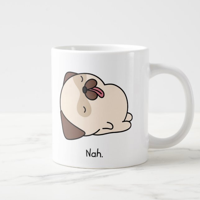 De Café Grande Caneca Preguiçosa - Mug Especialmente (Direita)