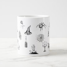 Caneca Vintage Gótica Oculta