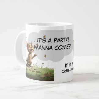 De Café Grande CatErpillar | É uma Festa! Caneca Especial da C. P