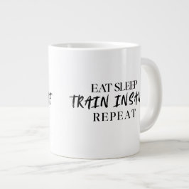 De Café Grande Coma Durma TREINE INSANO Repita | Caneca Especial 