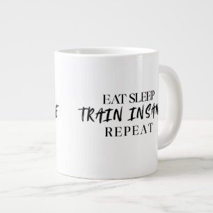 De Café Grande Coma Durma TREINE INSANO Repita Caneca Especial