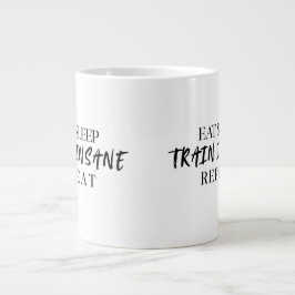 De Café Grande Coma Durma TREINE INSANO Repita | Caneca Especial 