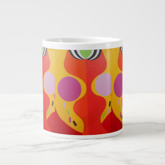 De Café Grande Cores Bonitas e Vibrantes! Caneca Especial