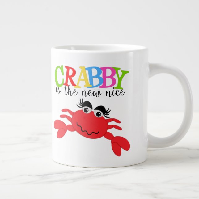 De Café Grande Crabby - Caneca Jumbo (Direita)
