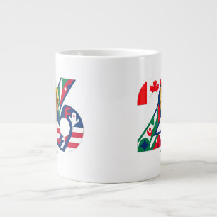 De Café Grande Design da Caneca da Copa do Mundo FIFA 2026 – EUA