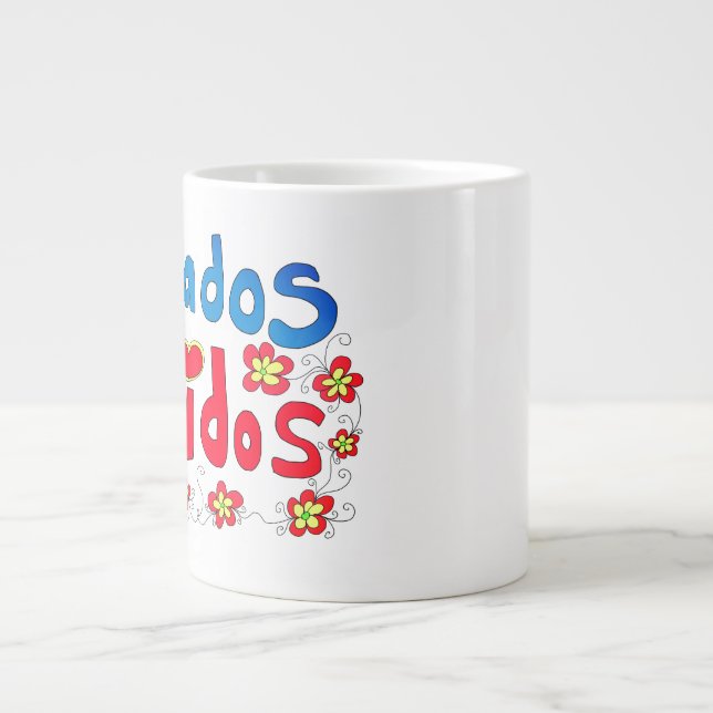 De Café Grande estados unidos caneca latina (Frente)