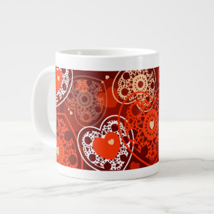 De Café Grande Fundo cardíaco, caneca