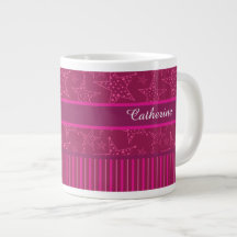 Gift Mug para ela, caneca personalizada, rosa