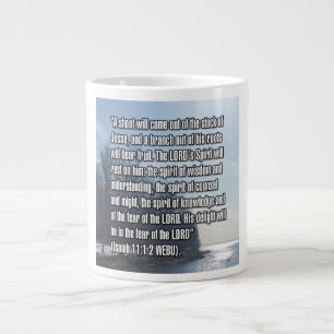 De Café Grande Isaías 11:1-2 WEBU Caneca