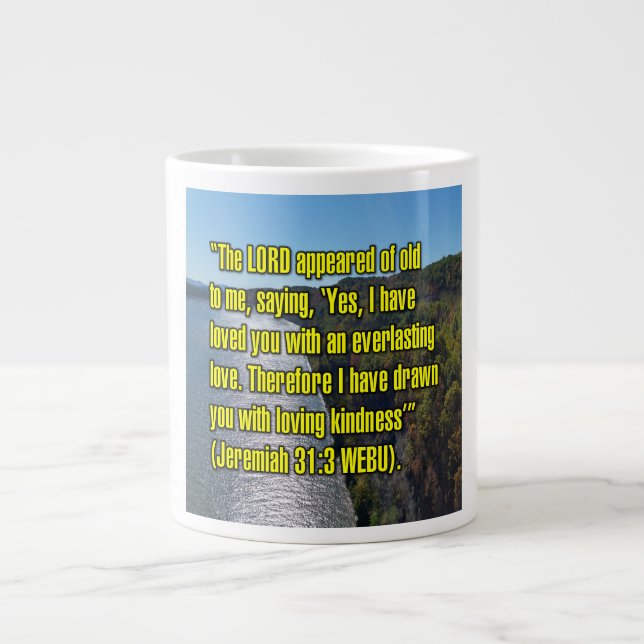 De Café Grande Jeremias 31:3 WEBU Caneca (Frente)