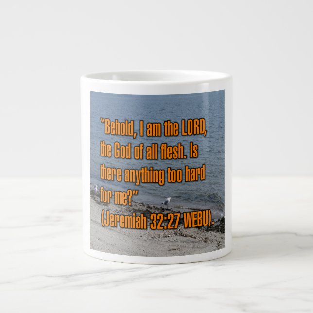 De Café Grande Jeremias 32:27 WEBU Caneca (Frente)