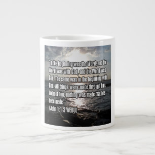 De Café Grande João 1:1–3 WEBU Caneca