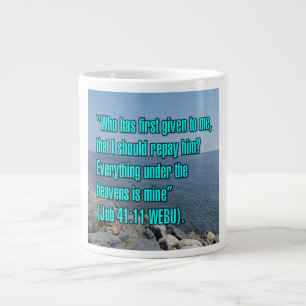 De Café Grande Job 41:11 WEBU Caneca
