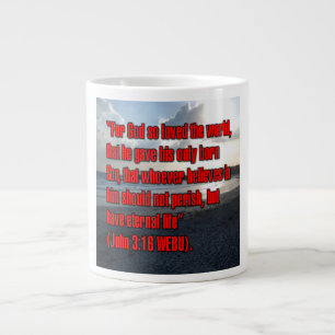 De Café Grande John 3:16 WEBU Caneca