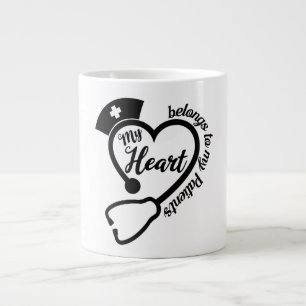 De Café Grande Mantenha ou crie o seu próprio - Caneca Jumbo