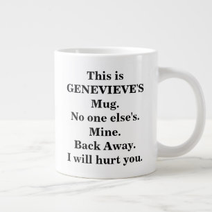 De Café Grande Minha Caneca (De Dois Lados!)