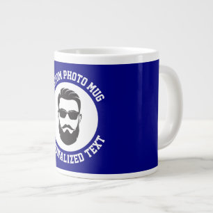 De Café Grande Minha Face em uma Caneca Gigante Personalizada AZU