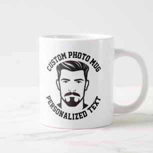 De Café Grande Minha Face em uma Caneca Gigante Personalizada com