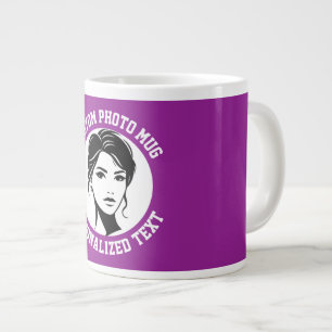 De Café Grande Minha Face em uma Caneca Gigante Personalizada ROX