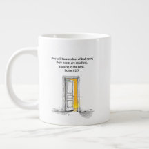 Não Tema Notícias Ruins - Salmo 112:7 Caneca Jumbo
