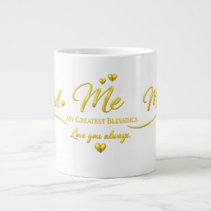De Café Grande Pai Mãe Eu – Minhas Maiores Bênçãos Caneca