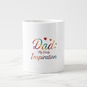 De Café Grande Pai: Minha Inspiração Diária - Caneca Jumbo Especi