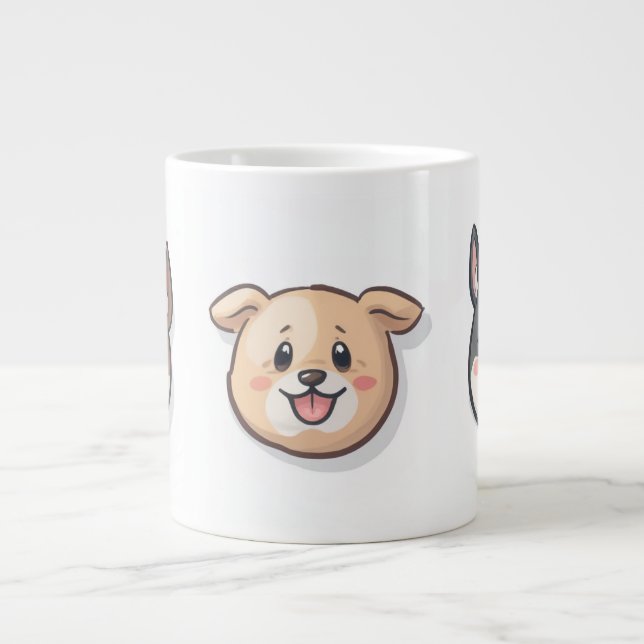 De Café Grande Pegue uma caneca fofa para barato (Frente)