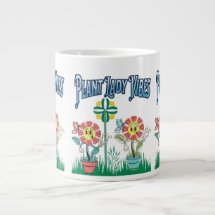 De Café Grande Planta Lady Vibes Coffee Mug Caneca