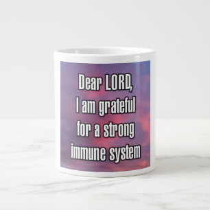 De Café Grande Prezado SENHOR, sou grato por um forte... Caneca