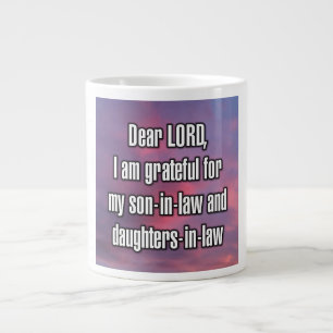 De Café Grande Querido SENHOR, sou grato pelo meu genro... Caneca