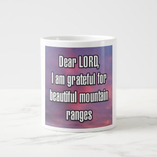 De Café Grande Querido SENHOR, sou grato por bela... Caneca