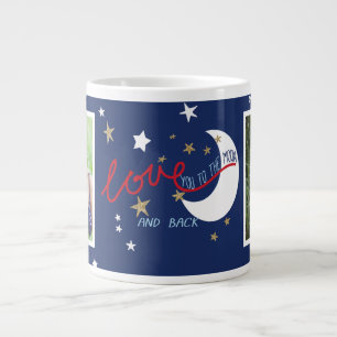 De Café Grande Te amo na caneca da Lua