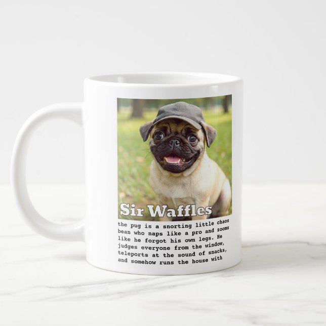 De Café Grande Transforme seu Pet em uma Caneca – Totalmente Pers (Esquerda)