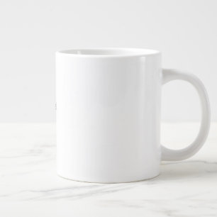 De Café Grande uma caneca com uma mensagem especial