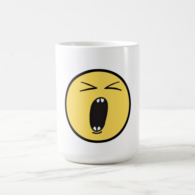 De Café Gritando ou cantando em uma caneca (Centro)