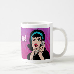 De Café Guardare a caneca 1 do telefone
