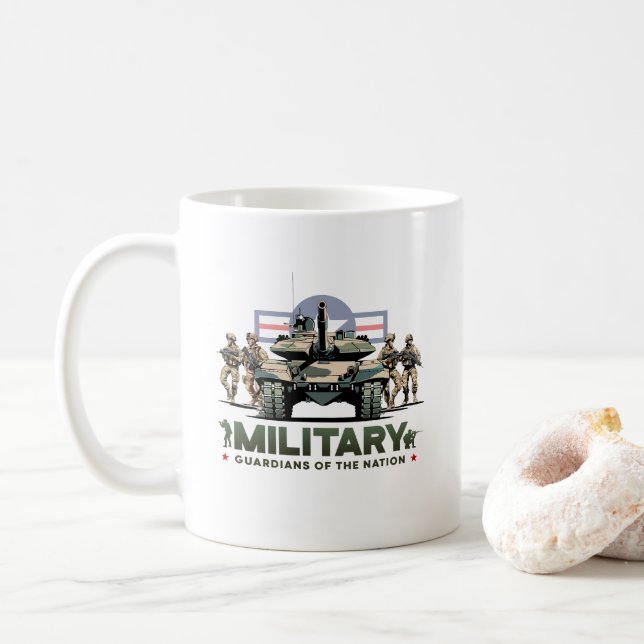 De Café Guardiões da Nação | #11 Caneca Clássica (Com Donut)