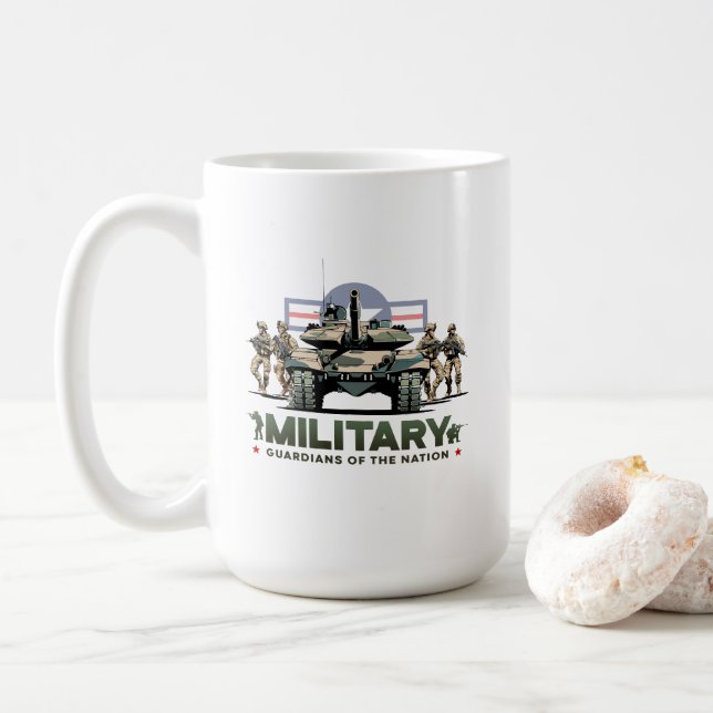 De Café Guardiões da Nação | #15 Caneca Clássica (Com Donut)