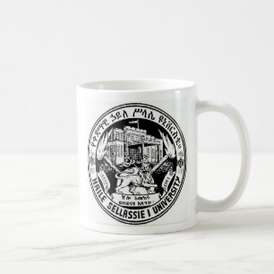 De Café Haile Selassie mim caneca da universidade
