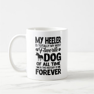 De Café Heeler azul é minha caneca favorita do cão